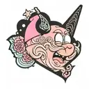 peter from family guy something in pink tattoo design idea