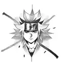 sasuke tattoo design idea