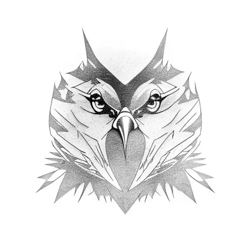 Eagle wilderness tattoo design idea