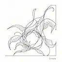 suminagashi experimental tattoo design idea