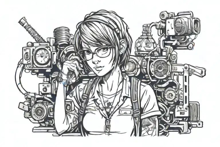 Kate Marsh from  Life is Strange tattoo design idea