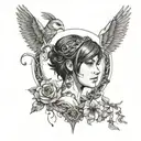 One image does pay the tribute to first episode of the game Life is Strange. tattoo design idea