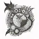 3 6 9 circles of hell  tattoo design idea