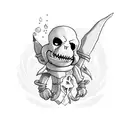 Undertale tattoo design idea