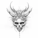 tim burton tattoo design idea