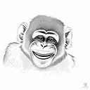 monkey on a Porsche tattoo design idea