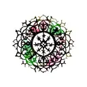 black clover anime tattoo design idea