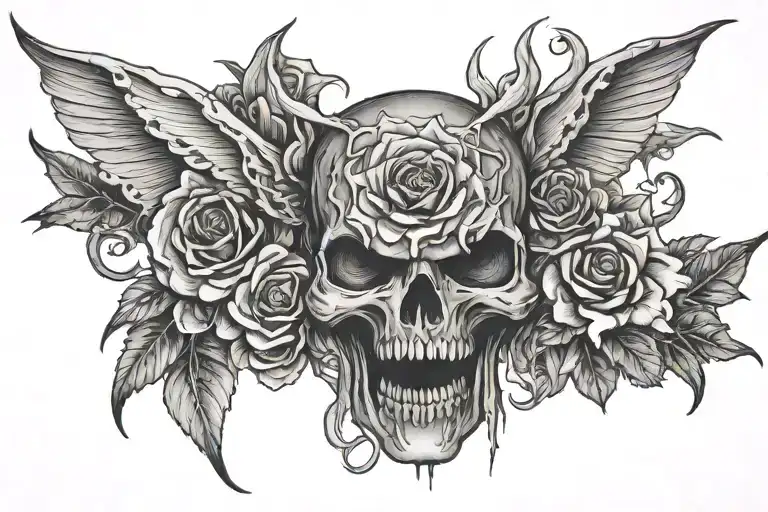 be afraid tattoo design idea