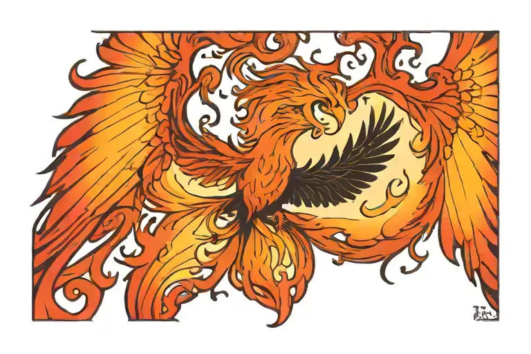 Harry Potter  Phoenix tattoo design idea