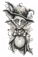 Dobby Harry Potter tattoo design idea