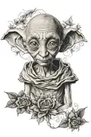 Dobby the free elf tattoo design idea
