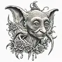 Dobby Harry Potter tattoo design idea