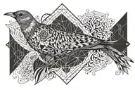 Lark tattoo design idea