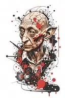Dobby Harry Potter tattoo design idea