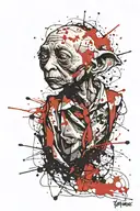 Dobby Harry Potter tattoo design idea