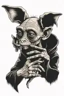 Dobby snapping his fingers tattoo design idea