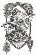 Dobby Harry Potter tattoo design idea