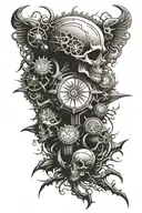 Family is everything tattoo design idea