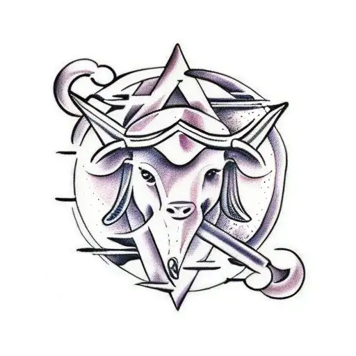 taurus libra and pisces tattoo design idea