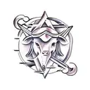 taurus libra and pisces tattoo design idea