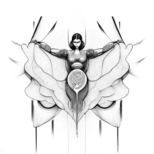 fallen icarus tattoo design idea