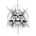 pain tattoo design idea