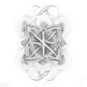 trinity knot tattoo design idea