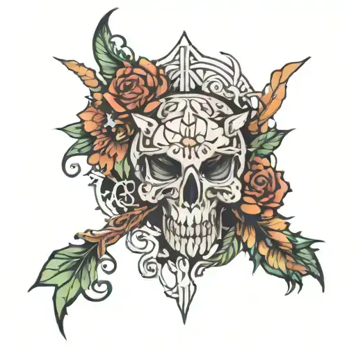 pagan tattoo design idea