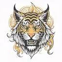 liger tattoo design idea