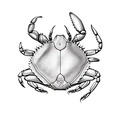crab with scorpian tattoo design idea