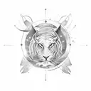 A series of animal silhouettes forming a circle, representing unity and a shared future tattoo design idea