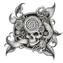 sleep token band tattoo tattoo design idea