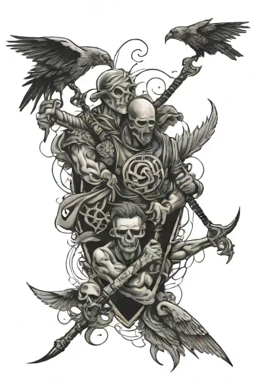 brothers keeper tattoo design idea