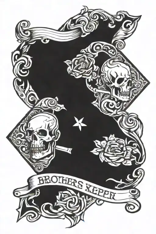 brothers keeper tattoo design idea