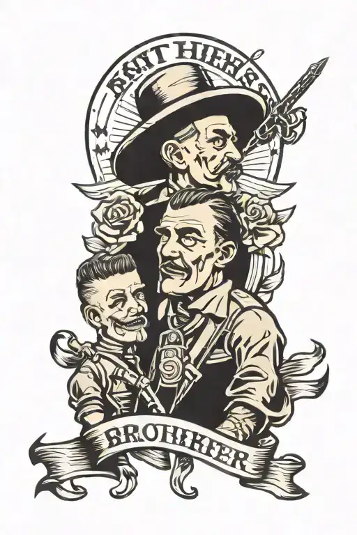 brothers keeper tattoo design idea