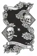 brothers keeper tattoo design idea
