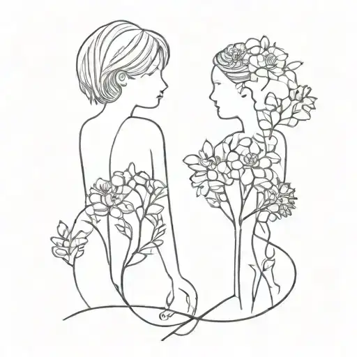 3 siblings tattoo tattoo design idea