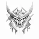 Martillo de Thor tattoo design idea