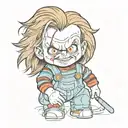 chucky tattoo design idea