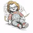 chucky tattoo design idea