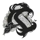 Never give up tattoo design idea