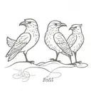 Stolas from helluva boss tattoo design idea