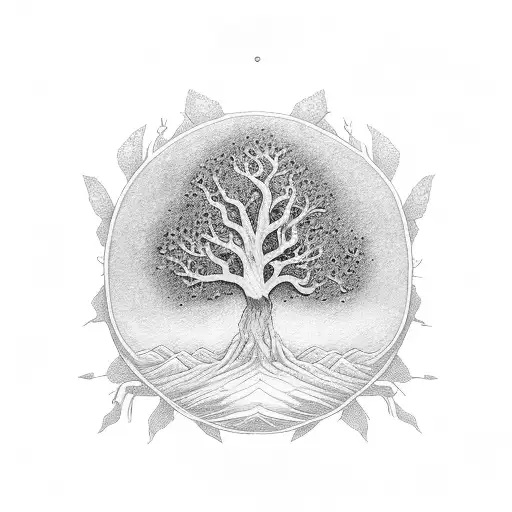 Father (Strong Tree): The Oak Tree Mother (Strong Woman): The Lotus Flower Wife (Caring Person): The Heart Brothers (Tru tattoo design idea