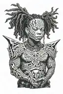 trippie redd tattoo design idea