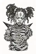 trippie redd tattoo design idea