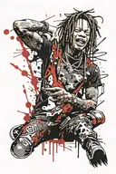 trippie redd tattoo design idea