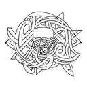 word "JUSTIÇA", in which the letter T is a cross, thinline tattoo design idea