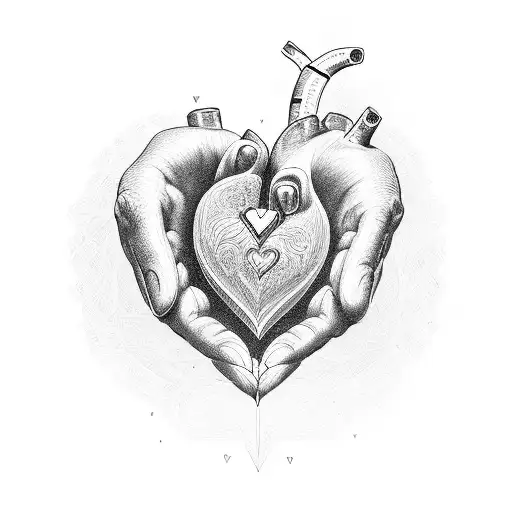 a heart with the word Aldana, julieta and gabriel written on it tattoo design idea