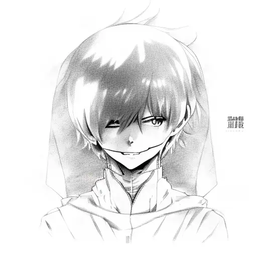 tokyo ghoul anime tattoo design idea