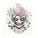 tokyo ghoul anime tattoo design idea